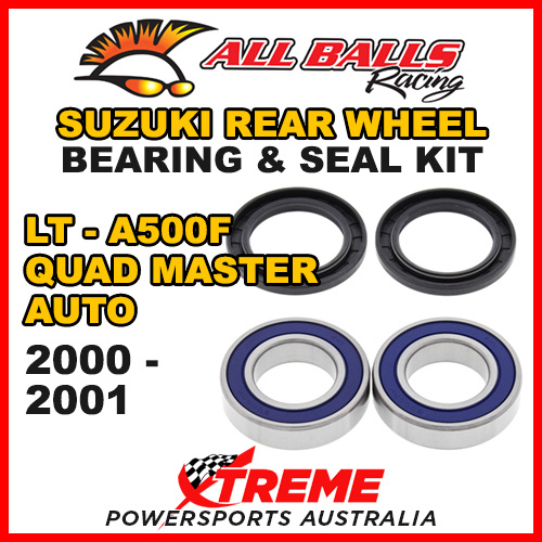 25-1293 ATV REAR WHEEL BEARING KIT For Suzuki LT-A500F QUAD MASTER AUTO 2000-2001