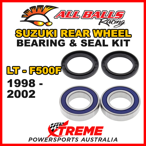 ALL BALLS 25-1293 ATV REAR WHEEL BEARING KIT For Suzuki LT-F500F LTF500F 1998-2002