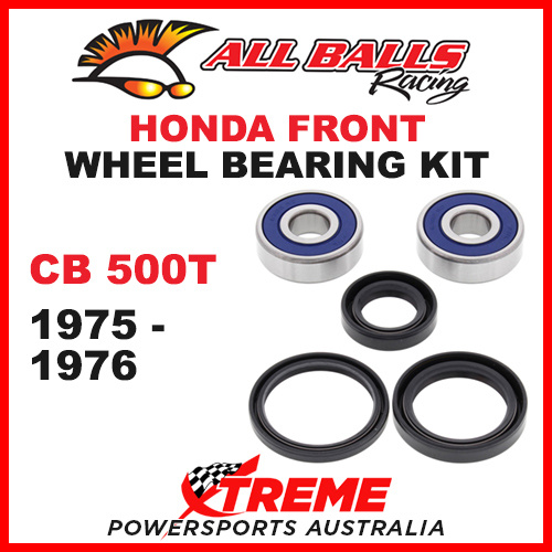 25-1307 Honda CB500T CB 500T 1975-1976 Front Wheel Bearing Kit