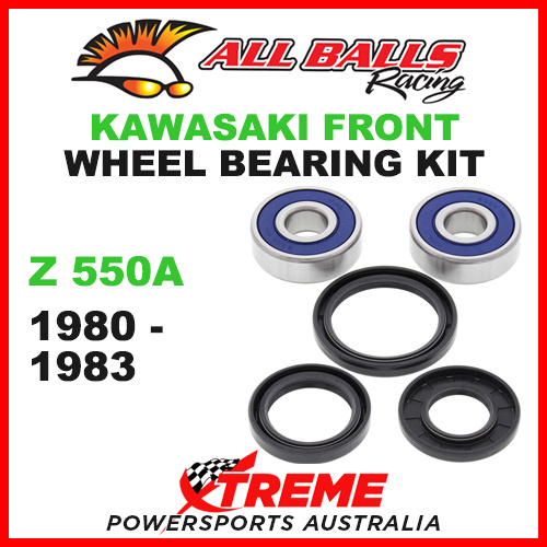 All Balls 25-1310 Kawasaki Z550A 1980-1983 Front Wheel Bearing Kit