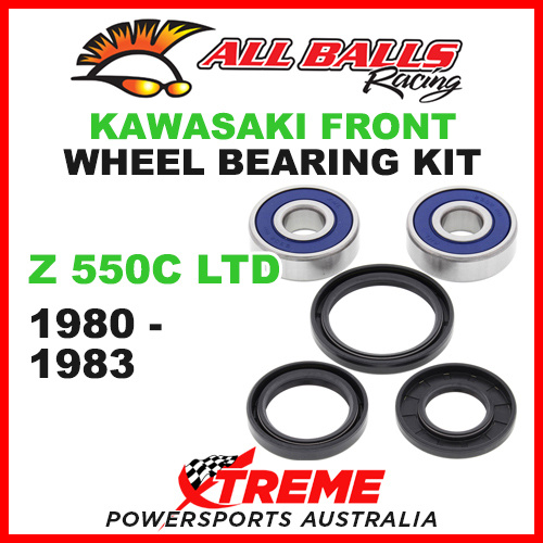 All Balls 25-1310 Kawasaki Z550C LTD 1980-1983 Front Wheel Bearing Kit