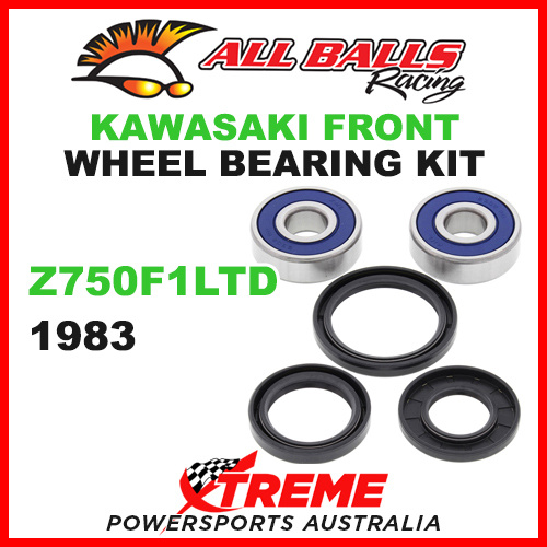 All Balls 25-1310 Kawasaki Z750F1LTD Z750F1 LTD 1983 Front Wheel Bearing Kit