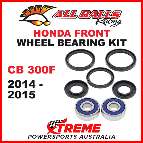 25-1311 Honda CB300F CB 300F 2014-2015 Front Wheel Bearing Kit