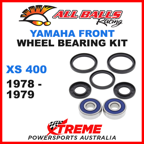 25-1311 Yamaha XS400 XS 400 1978-1979 Front Wheel Bearing Kit