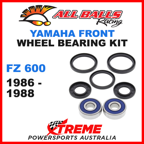 25-1311 Yamaha FZ600 FZ 600 1986-1988 Front Wheel Bearing Kit