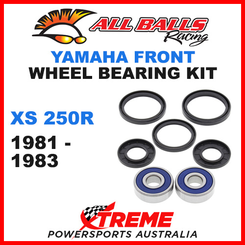25-1311 Yamaha XS250R XS 250R 1981-1983 Front Wheel Bearing Kit