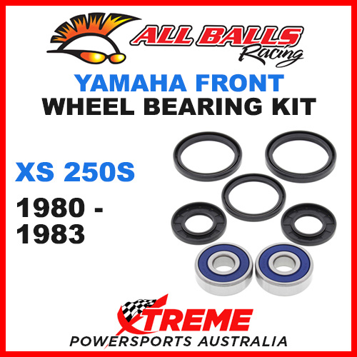 25-1311 Yamaha XS250S XS 250S 1980-1983 Front Wheel Bearing Kit