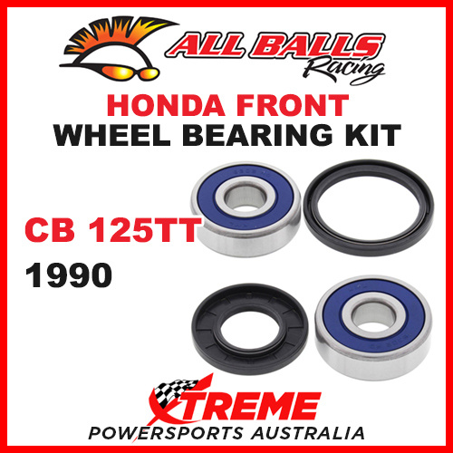25-1312 Honda CB125TT CB 125TT 1990 Front Wheel Bearing Kit