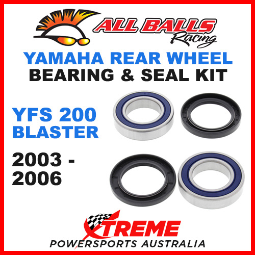 ALL BALLS 25-1313 Yamaha YFS 200 Blaster 2003-2006 Rear Wheel Bearing Kit