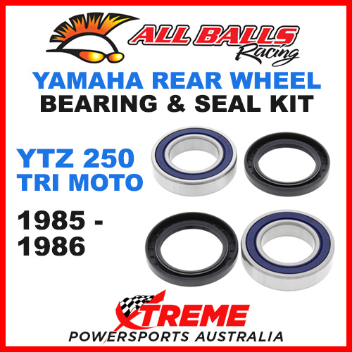 ALL BALLS 25-1315 Yamaha YTZ 250 Tri-Moto 1985-1986 Rear Wheel Bearing Kit