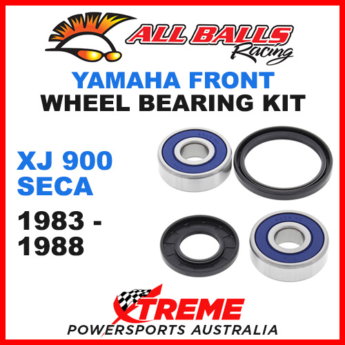 All Balls 25-1316 Yamaha XJ 900 Seca 1983-1988 Front Wheel Bearing Kit