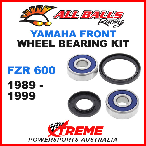All Balls 25-1316 Yamaha FZR600 1989-1999 Front Wheel Bearing Kit