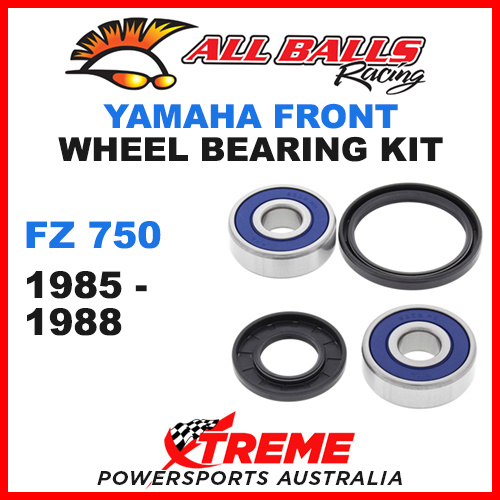 All Balls 25-1316 Yamaha FZ750 FZ 750 1985-1988 Front Wheel Bearing Kit
