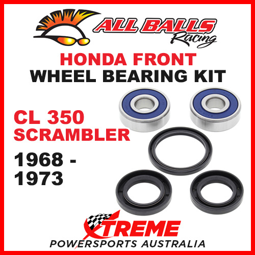 25-1319 Honda CL350 CL 350 Scrambler 1968-1973 Front Wheel Bearing Kit