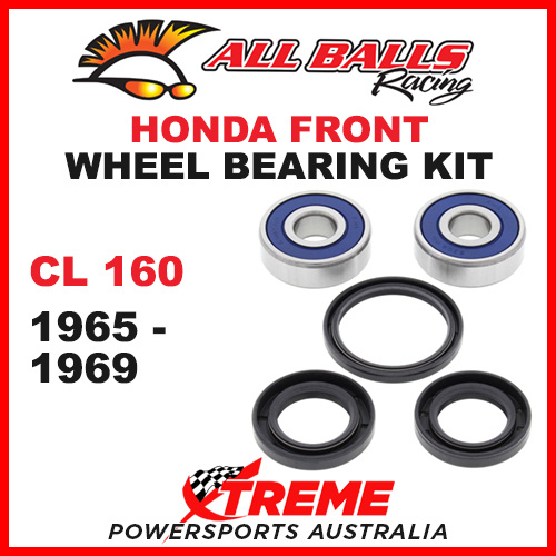 25-1319 Honda CL160 CL 160 1965-1969 Front Wheel Bearing Kit