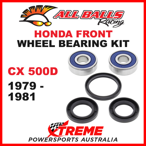 25-1319 Honda CX500D CX 500D 1979-1981 Front Wheel Bearing Kit