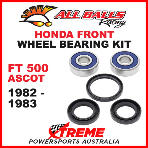 25-1319 Honda FT500 FT 500 Ascot 1982-1983 Front Wheel Bearing Kit