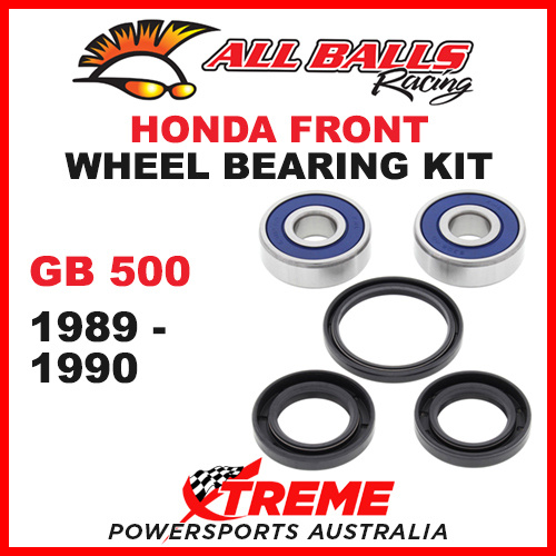 25-1319 Honda GB500 GB 500 1989-1990 Front Wheel Bearing Kit