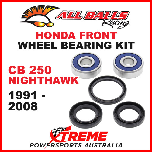 25-1319 Honda CB250 CB 250 Nighthawk 1991-2008 Front Wheel Bearing Kit