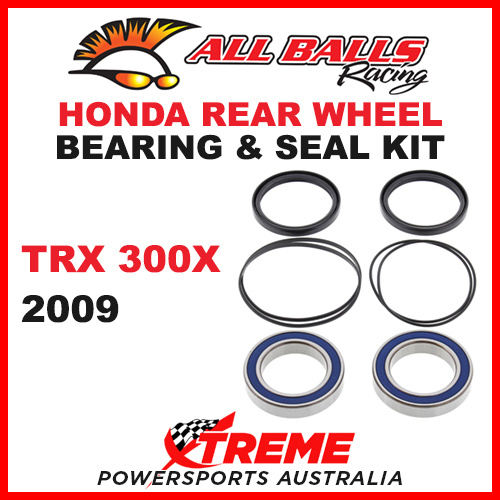 25-1320 Honda ATV TRX300X TRX 300X 2009 Rear Wheel Bearing Kit