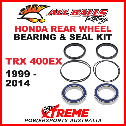 25-1320 Honda ATV TRX400EX TRX 400EX 1999-2014 Rear Wheel Bearing Kit
