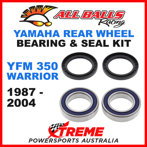 ALL BALLS 25-1329 Yamaha YFM 350 Warrior 1987-2004 Rear Wheel Bearing Kit