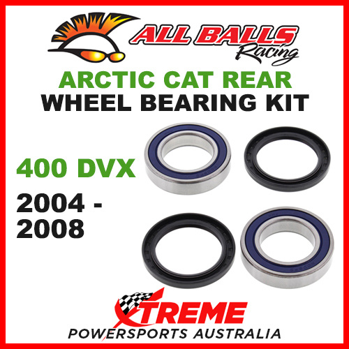 25-1042 Arctic Cat ATV 400 DVX 2004-2008 Rear Wheel Bearing Kit