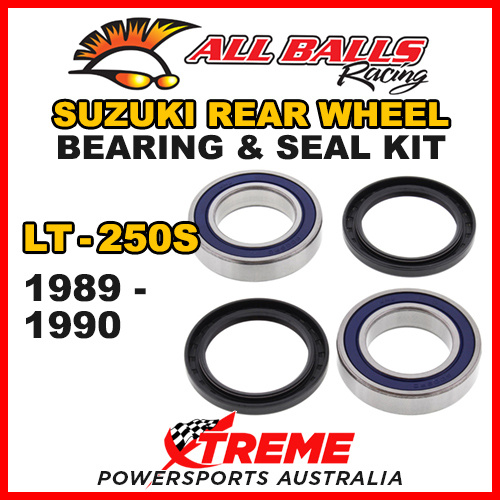 ALL BALLS 25-1331 ATV  For Suzuki LT-250S LT250S 1989-1990 Rear Wheel Bearing Kit