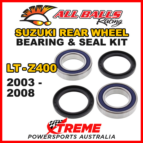 ALL BALLS 25-1331 ATV  For Suzuki LT-Z400 LTZ400 2003-2008 Rear Wheel Bearing Kit