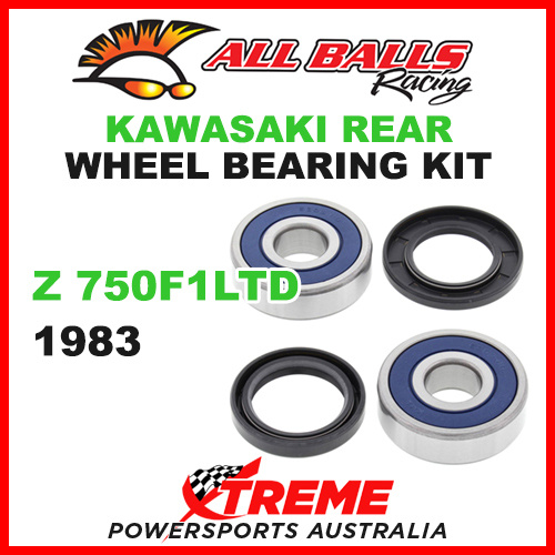 25-1332 Kawasaki Z750F1LTD 1983 Rear Wheel Bearing Kit
