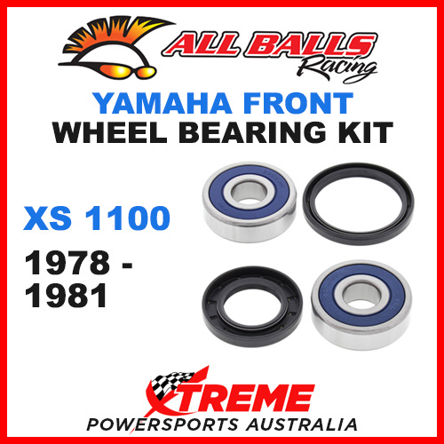 All Balls 25-1334 Yamaha XS1100 XS 1100 1978-1981 Front Wheel Bearing Kit