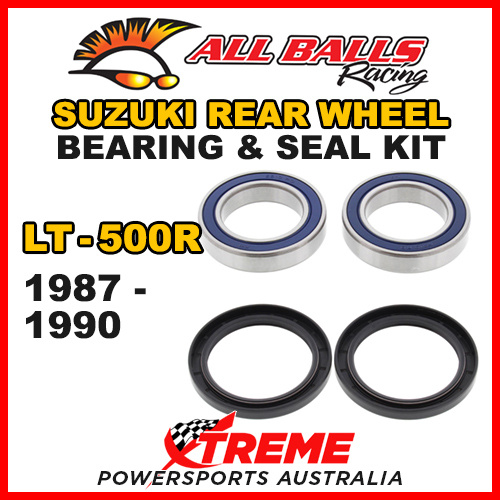 ALL BALLS 25-1337 ATV  For Suzuki LT-500R LT500R 1987-1990 Rear Wheel Bearing Kit