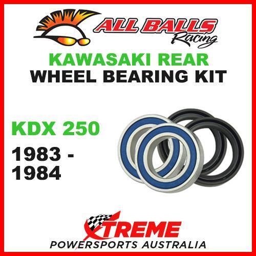 MX Rear Wheel Bearing Kit Kawasaki KDX250 KDX 250 1983-1984 Moto, All Balls 25-1345