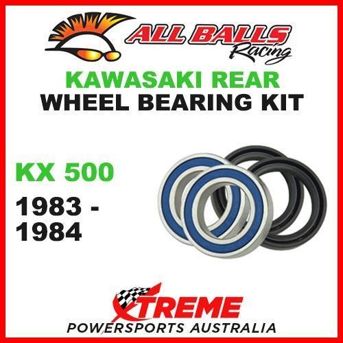 MX Rear Wheel Bearing Kit Kawasaki KX500 KX 500 1983-1984 Moto, All Balls 25-1345
