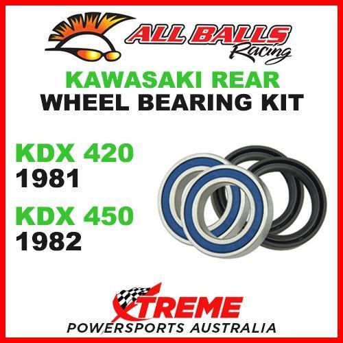 MX Rear Wheel Bearing Kit Kawasaki KDX420 1981 & KDX450 1982, All Balls 25-1346