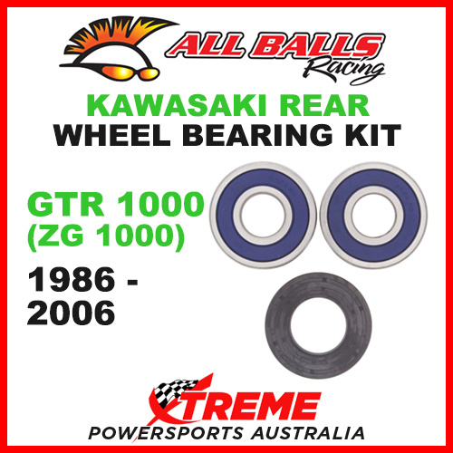 25-1353 Kawasaki GTR1000 (ZG1000) 1986-2006 Rear Wheel Bearing Kit