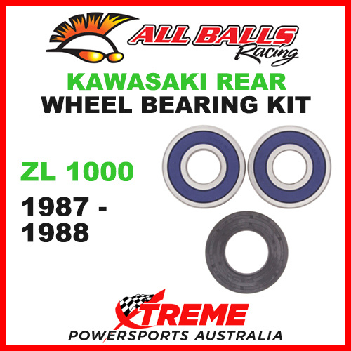 25-1353 Kawasaki ZL1000 1987-1988 Rear Wheel Bearing Kit