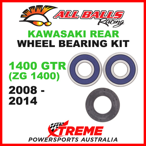 25-1353 Kawasaki 1400GTR (ZG1400) 2008-2014 Rear Wheel Bearing Kit