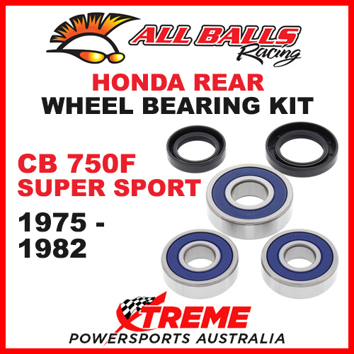 All Balls 25-1355 Honda CB750F Super Sport 1975-1982 Rear Wheel Bearing Kit