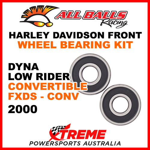 25-1368 HD Dyna Low Rider Convertible FXDS-CONV 2000 Front Wheel Bearing Kit