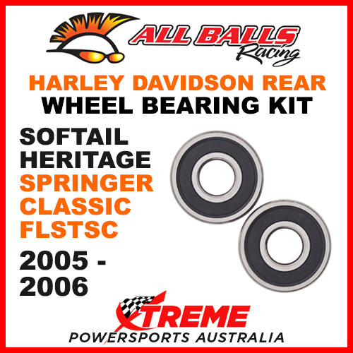 25-1368 HD Softail Heritage Springer Classic FLSTSC 2005-06 Rear Wheel Bearings