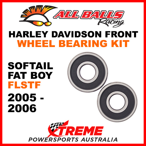 All Balls 25-1368 HD Softail Fat Boy FLSTF 2005-2006 Front Wheel Bearing Kit