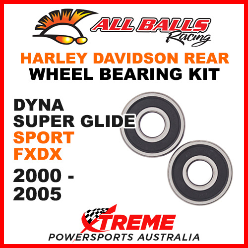 25-1368 HD Dyna Super Glide Sport FXDX 2000-2005 Rear Wheel Bearing Kit