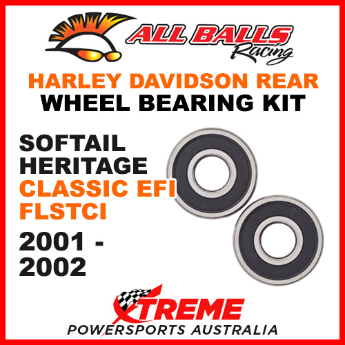 25-1368 HD Softail Heritage Classic EFI FLSTCI 2001-2002 Rear Wheel Bearing Kit