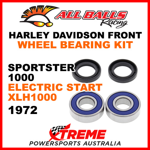 All Balls 25-1369 HD Sportster 1000 E/Start XLH1000 1972 Front Wheel Bearing Kit