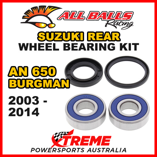 All Balls 25-1380 For Suzuki AN650 Burgman 2003-2014 Rear Wheel Bearing Kit