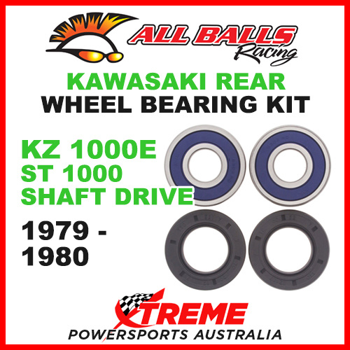 25-1382 Kawasaki KZ1000E (ST1000 Shaft Drive) 1979-1980 Rear Wheel Bearing Kit