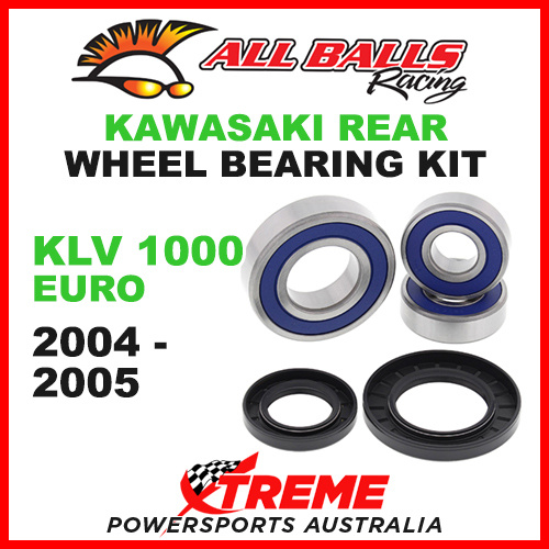 25-1393 Kawasaki KLV1000 Euro 2004-2005 Rear Wheel Bearing Kit