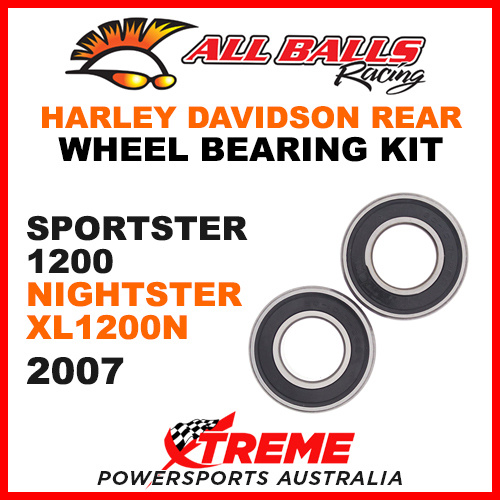 25-1394 HD Sportster 1200 Nightster XL1200N 2007 Rear Wheel Bearing Kit