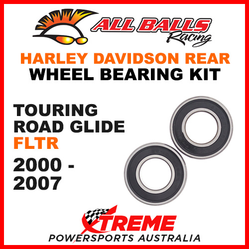 All Balls 25-1394 HD Touring Road Glide FLTR 2000-2006 Rear Wheel Bearing Kit